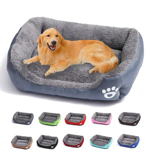 Usable Large Pet Cat Dog Bed Square Plush The PawCan